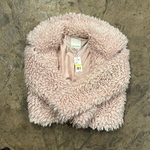 Ella Moss Furry Pink Coat
